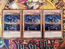 3 x Darkflare Dragon pgld-en040 1st Edition (NM) Gold Rare Yu-Gi-Oh! - Image 1