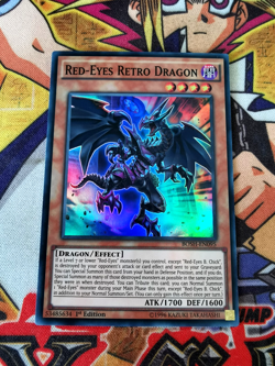 Red-Eyes Retro Dragon bosh-en095 1st Edition (NM+) Super Rare Yu-Gi-Oh! - Image 1
