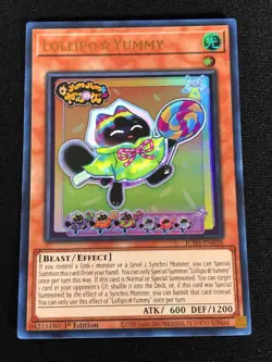 Yugioh Lollipo Yummy JUSH-EN018 1st Ultra (NM) - Image 1