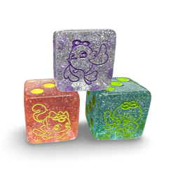 yugioh dice set mulcharmy fuwalos purulia meowls glitter - Image 1