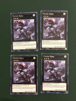 Yugioh! 4x Totem Bird LED8-EN054 - Rare - 1st Edition - NM - Image 1