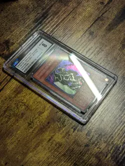 Yugioh Gearfried the Iron Knight BPT-012 CGC 8 NM/MINT Secret Rare 2003 - Image 2