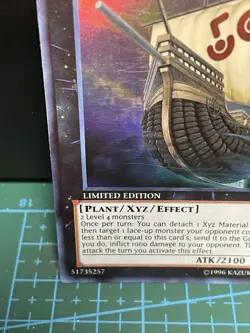 Yugioh Number 50: Blackship of Corn CT10-EN018 Super Rare Limited Edition LP - Image 4