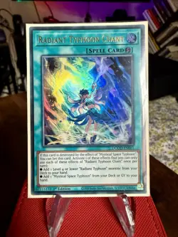 Radiant Typhoon Chant DOOD-EN061 1st Edition Ultra Rare NM Near Mint Yugioh - Image 1