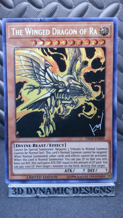 | Yugioh The Winged Dragon of Ra TN19-EN009 Secret 2019 Gold Sarcophagus HP 🔥 | - Image 1