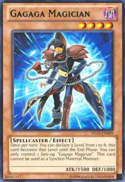 Gagaga Magician - Green - DL15-EN009 - Rare - Unlimited Edition - Lightly Played - Image 1