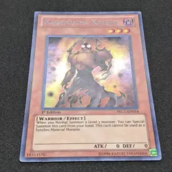 Kagemucha Knight PRC1-EN014 1st Edition Secret Rare DMG Yu-Gi-Oh! Card - Image 3