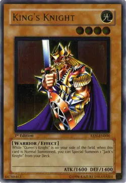 King's Knight - EEN-EN006 - Ultimate Rare - 1st Edition LP Yugioh Booster Set Ca - Image 1