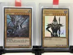 Yu-Gi-Oh! SHONEN Dark Magician JUMP-EN049 - Blue Eyes White Dragon JUMP-EN068 - Image 1