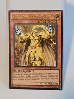 YUGIOH KURAZ THE LIGHT MONARCH OP02-EN002 ULTIMATE NM - Image 2