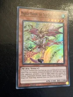 Yu-Gi-Oh TCG Majesty Maiden The True Dracocaster FIGA EN052 NM - Image 2