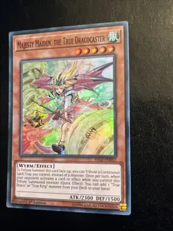 Yu-Gi-Oh TCG Majesty Maiden The True Dracocaster FIGA EN052 NM - Image 3