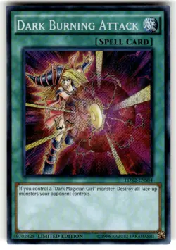 Yu-Gi-Oh TCG Dark Burning Attack LDK2-ENS04 Limited Edition Secret Rare NM - Image 1