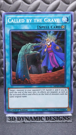 | Yugioh Called by the Grave MP19-EN043 1st Edition Secret Rare NM/LP 🔥 | - Image 1