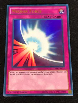 Yugioh Mirror Force YGLD-ENB33 1ST Ultra (NM) - Image 1