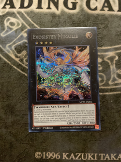 YUGIOH Exosister Mikailis MP23-EN256 1st edition Prismatic Secret Rare NM - Image 1