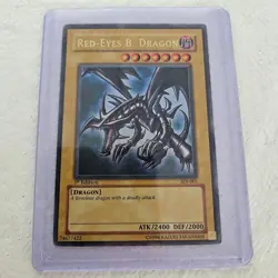 Yugioh Red-Eyes Black Dragon SDJ-001 1st Edition Holo Ultra Rare - ORIGINAL - Image 3