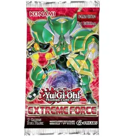 New and Sealed x 1 Extreme Force 1st Edition Booster Pack Yu-Gi-Oh Booster Packs - Image 1