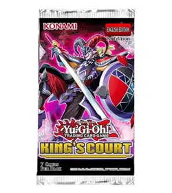 New and Sealed x 1 King's Court 1st Edition Booster Pack Yu-Gi-Oh Booster Packs - Image 1