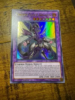 Cyberse Clock Dragon SOFU-EN034 1st Edition Ultra Rare PL + BONUS - Image 1