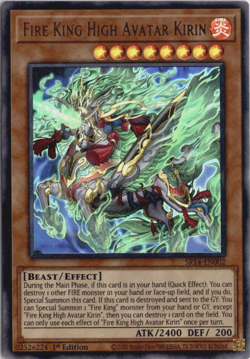 Fire King High Avatar Kirin - SR14-EN002 - Ultra Rare 1st Edition - NM - Image 1