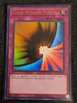 Yu-Gi-Oh! TCG Dark Mirror Force Invasion of Chaos IOC-EN054 Unlimited Ultra Rare - Image 1