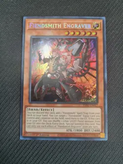 Fiendsmith Engraver 1ST ED Secret Rare INFO-EN017 Yu-Gi-Oh! - Image 1