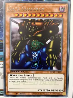 Official Giant Card Oversized Gate Guardian Yu-Gi-Oh! Konami - Image 1