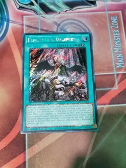 Yugioh! Forbidden Droplet Platinum Secret Rare RA01-EN064 NM - Image 1