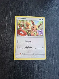 Eevee - 48/68 - Hidden Fates Holo Rare Pokemon TCG 2019 - Card LP - Image 1