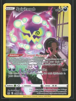 Spiritomb TG09 Lost Origin Trainer Gallery Ultra Rare Pokemon Card - Image 1