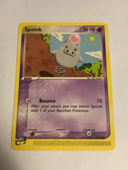 Pokemon Card EX Dragon Spoink 73/97 Near Mint - Image 1