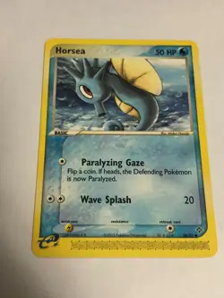 Pokemon Card EX Dragon Horsea 58/97 Near Mint - Image 1