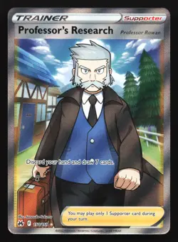 Professor's Research (Full Art) 150/159 Crown Zenith Ultra Rare Pokemon Card - Image 1
