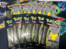 SEALED Pokemon Celebrations 25th Anniversary Booster Pack - 4 Cards/Pack - NEW - Image 1