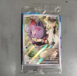 Pokemon N's Zorua 189 Sv: Scarlet & Violet Promo Card Holo Sealed - Image 2