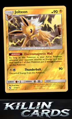 Reverse Holofoil Jolteon 23/68 Pokemon Rare Hidden Fates Card NM - Image 1