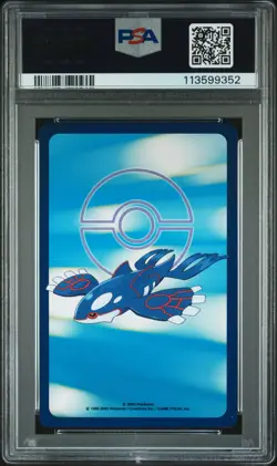 2003 POKEMON SAPPHIRE VERSION PLAYING CARDS KING OF SPADES WAILORD PSA 10 - Image 2