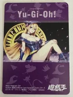 Dark Magician Girl YU-GI-OH DOUBLE SIDED Holo CCG Anime Custom Card - Image 2