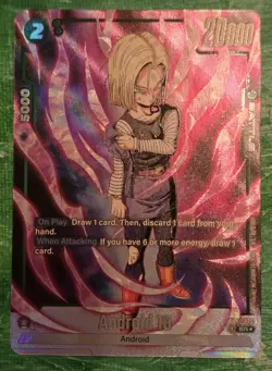 FB01-079 Dragon Ball Super Card Game Fusion World Jinzouningen 18-gou One Star - Image 1