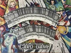 Dragon Ball Super Fusion World. 145 Code Cards. Mostly FB05 - Image 1