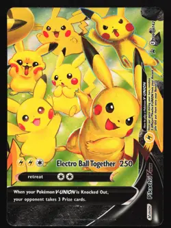 Pokemon Pikachu V-Union SWSH139/140/141/142 Holo Black Star Promo 4 Card Set LP - Image 4