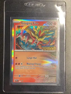 Gouging Fire PRERELEASE SVP151 Stamped PROMO Surging Sparks Pokemon Card TCG - Image 3