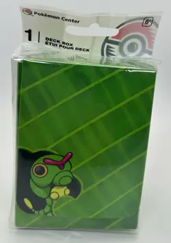 Caterpie Munch Time Bug Pokemon Center Cards Deck Box NEW SEALED Boxes 2025 - Image 1