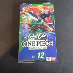 ONE PIECE CARD GAME - ZORO AND SANJI - ST12 STARTER DECK ENGLISH NEW, SEALED - Image 1
