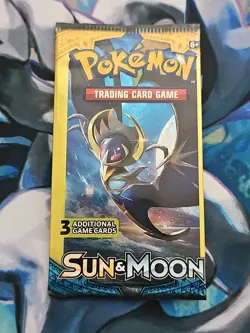 Pokemon Sun and Moon Base Set 3 Card Mini Booster Pack Complete Art Set Lot of 5 - Image 5
