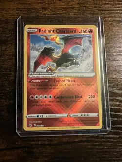 Pokemon Card TCG Radiant Charizard Crown Zenith 020/159 Holo Radiant Rare NM - Image 1