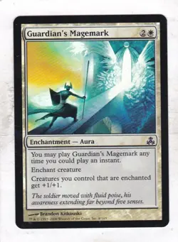 MTG: Guildpact: FOIL: Guardian's Magemark - Image 1