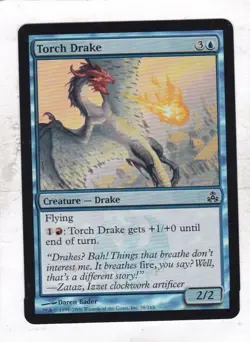 MTG: Guildpact: FOIL: Torch Drake - Image 1