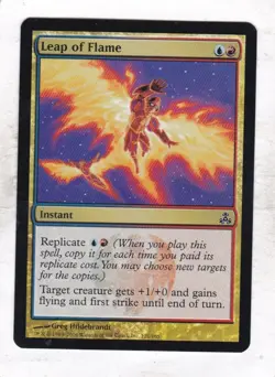 MTG: Guildpact: FOIL: Leap of Flame - Image 1